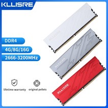 Kllisre DDR3 4G G 16G 메모리 램 1333 1600 166 2400 2666 데스크탑 RG Dimm, 22 DDR4 16G 3200 White