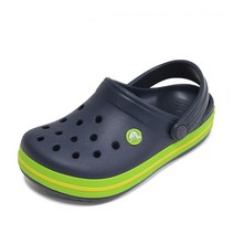 [크록스] 키즈 크록밴드 클로그 주니어 아동 슬리퍼 샌들 볼트그린 204537-4K6