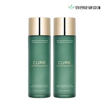 보습케어 김정문알로에 큐어 하이드라 수딩 에멀젼 130ml 1+1(1313671), (무료배송)김정문알로에 큐어 하