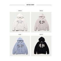 2001아울렛 [후아유] 2022 후아유 시그니처 퍼플리스 패치집업 후리스 후드집업 공용 단체 커플 / WHMZC4T11U