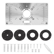 살림마왕 테이블 트리머 플레이트 목공 트리머 벤치 트리머 고정 보드, 1개