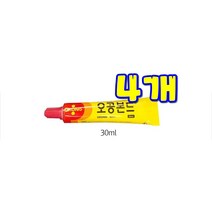 댕이몰 O공본드 노란본드 접착제 공업용 다용도 합성고무 접착제 30ml, 4개