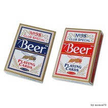 HHK652414카드 [트럼프BEER] 카드게임/트럼프/보드게임/원카드, BCG(레 드)