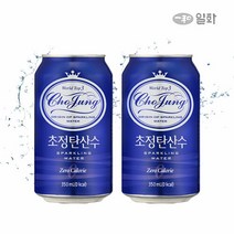 일화 1+1 초정 탄산수 플레인+복숭아 350ml 총48캔, 단품없음