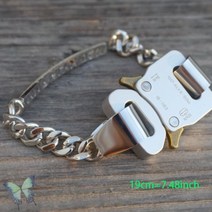 alyx 팔찌 팔찌 다크 메탈 개성 힙 스터 커플 팔찌