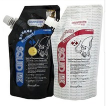 [뷰티원] 스퀴드잉크 웰빙 칼라 트리트먼트 크림(오징어먹물염색약)500g 귀덮게 1쌍증정, 2N(블랙)