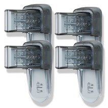 원더파파 프리미엄 문 손잡이 안전 잠금장치, (NEW) 투명, 4개