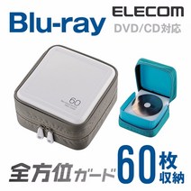 엘레컴 세미하드 디스크 CD DVD 케이스 보관함 60매 수납 CCD-HB60, CCD-HB60WH/화이트