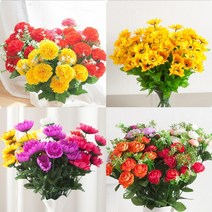 플라워트리 고급 성묘 조화꽃 추가 사은품 증정, 9대함박꽃부쉬 50cm 레드3개