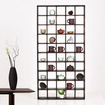 아트미니 40종택1 다기장 다완장 찻장 그릇장 주방장식장 다기 보관함, 28_81x15x49cm(15칸)