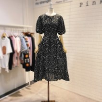 [핑크피그] 안개꽃 핀탁 원피스(PPA23OPS1287)