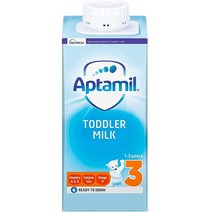 Aptamil 3 Toddler Baby Milk 압타밀 토들러 밀크 1-3세용 액상분유 3단계 200ml 15팩