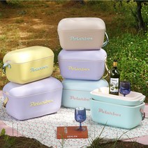 폴라박스 팝 캠핑 아이스박스 20L, 버블핑크