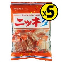 카수가이 니키아메 계피사탕 일본 캔디 161g (5개세트) 사무실 학교 학원 탕비실 단체 간식 수입 과자, one option, one option