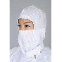 반도체 고청정 크린룸 마스크형 제전모자 방진모 통기성 HACCP 해썹, 스카이블루, 3XL