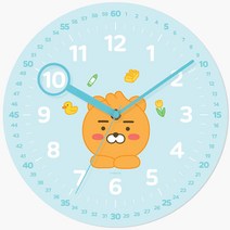 카카오프렌즈 교육용 벽시계, 라이언 벽시계