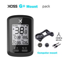 자전거속도계 트림원속도계 즈위프트센서 xoss 컴퓨터 g + 무선 gps 방수 도로 mtb 블루투스 개미 + 케이던스 사이클링 컴퓨터, s 마운트가있는 g 플러스