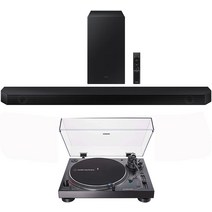 SAMSUNG HW-Q600B 3.1.2ch Soundbar with Dolby Audio Audio-Technica AT-LP120XBT-USB-BK Black Direct Tu, [01] Q600B, [01] LP120XBT