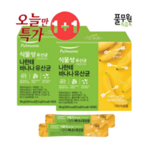 풀무원 나한테 바나나 유산균 60포 / 식물성유산균, 90g, 2개