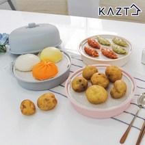 전자렌지용 에그스티머 호빵 만두 고구마 찜기 스팀 쿠커, cho_  아이보리