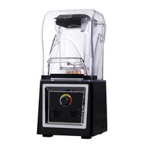 진공 블렌더 1800W 1800ml 저소음 분쇄기 초고속 믹서기 대형, 블랙