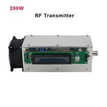 0-200W 조정 가능한 87.5-108MHZ FM 송신기 라디오 방송국 햄 가득 차있는 보호 디자인 지원 SD 카드 MP3