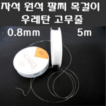 자석팔찌 목걸이 게르마늄 실버 커플 건강 할머니 할아버지 부모님 건강 효도 선물 발찌 남성 여성 패션 팔찌줄 목걸이줄 우레탄줄 팔찌 고무줄, 팔찌고무줄, [투명]