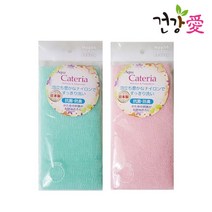 일본 타츠네 카테리아 항균 샤워타올 2p (0), 혼합색상, 1세트
