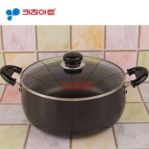 키친아트 주노경질 24cm양수냄비/유리뚜껑 로그없음 _ 20230125EA, 쿠팡 본상품선택, 쿠팡 본상품선택, 쿠팡 본상품선택