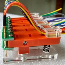 2.00mm 간격 테스트 스탠드 PCB 클립 클램프 고정 장치 프로브 포고 핀 다운로드 프로그램 번 3P 4P 5P 6P 7P 8P 9P 10P, 15 2.00MM 2X9P