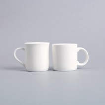 본차이나 에스프레소잔 90ml 받침없음 커피잔, 직선