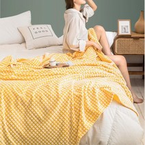 캠핑용 블랭킷 휴대용 극세사 골지 담요 바닥 모던