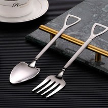 라프리 맛있는 삽모양 디저트 스푼 3종 홈, 포크, 3개