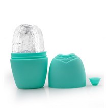 1+1 괄사 롤러 마사지기 페이스 기구 얼굴 리프팅 마사지 ice roller for face eye cartoon ice facial roller facial--SION, 초록