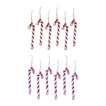 크리스마스 지팡이 장식 파티 홈 장식용 장식품 걸기, 설명한대로, 스타일 F