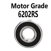 베어링 샤프트 휠 베어링1개/몫 6202RS 깊은 홈 볼 베어링 모터 그레이드 15*35*11mm, 한개옵션0