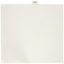 Avery Legal Index Divider - Letter Size - Tab: Exhibit F - Pack of 25 (82112), 1