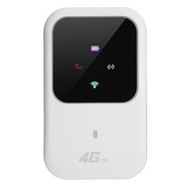 와이파이 증폭기 무선 확장기 usb 휴대용 4G LTE 라우터 150Mbps 모바일 광대역 핫스팟 SIM 잠금 해제 모뎀 2.4G 라우터 2, 하얀