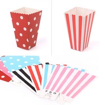 종이 콜팝용기 거리 음식 포장 닭강정 꼬깔컵, 디자인, 땡땡이