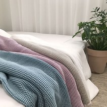 메이커스무브먼트 모달와플 스프레드 겸 홑이불, 아이보리
