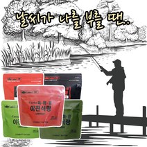 낚시 캠핑 여행 야외취짐 필수 육해공 전투식량 야전식량 5P, 105g, 5개, 얼큰짬뽕라면밥