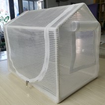 가정용 화분 화초 비닐하우스 온실 단열 난방 베란다 미니 소형 보온 온실장 이동식 실내 조립식 시공 다육이 테라스, 60x40x50PE 흰색 6면