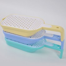 양면 사각 PP 강판 무 감자 양파 와사비 이유식 채칼 채썰기 그레이터, PP강판 색상랜덤