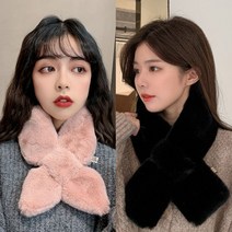 쁘띠 목도리 퍼머플러 넥워머 여성 털목도리 페이크퍼 / 스카프 머플러 넥워머 캐시미어머플러 쁘띠목도리 캐시미어목도리 털목도리 니트머플러 울머플러 쁘띠머플러 네키목도리 퍼목도리 숏머플러 여자목도리 미니머플러 여성머플러 겨울넥워머 여자머플러 미니목도리 여성목도리