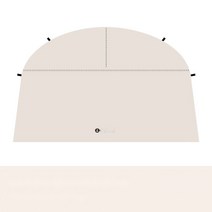 TAWA 대형 돔텐트 돔쉘터 리빙쉘 라운지, 4.2x4.2m, 선블라인드 2장유사금