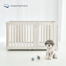 텍미홈 이동식 펫룸 더블 강아지 애견 울타리 펜스, [0002]2.화이트