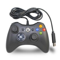 콘솔 게임패드 무선 게임 컨트롤러 Xbox-유선 패드 2.4G 듀얼 진동 안드로이드 PC PS3 Xbox, [01] WHITE