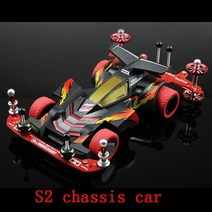 neo tridagger mini 4wd s2 섀시 132 scale track race car boy 선물이 있는 수정된 자동차 용품 14세 이상 미니카, 없음