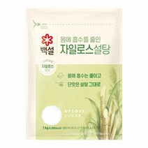 [만능]백설 하얀 자일로스 설탕1KG 달콤한 발효 효소 담금주 과일청 간단요리 CJ 가을 식재료, 6개