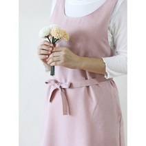 주방 원예 홈웨어 길이 긴 롱 앞치마 신혼부부 요양보호사 홈카페 업소용, 네이비